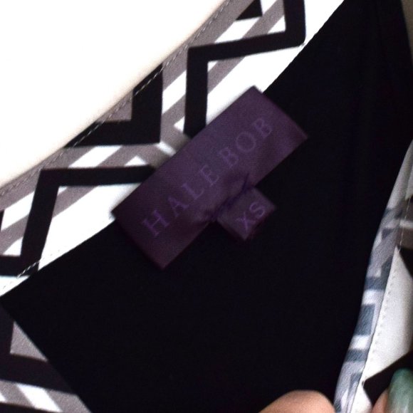 Hale Bob Green and Brown Tropical Print Camisole V-Neck Tank Top - Picture 3 of 4